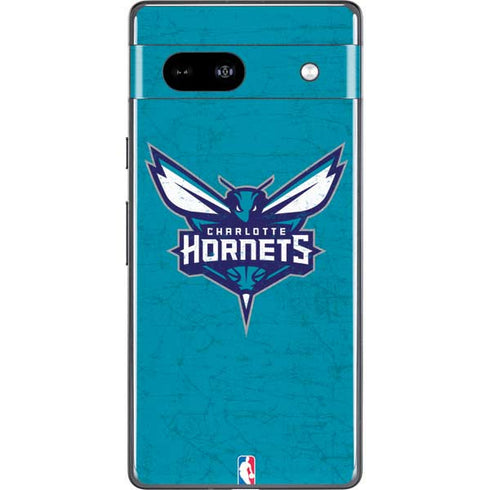 NBA Charlotte Hornets Distressed Google Pixel 7a Skin